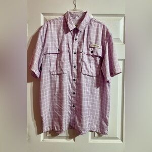 Magellan Outdoors Pink Casual Button Down Shirt